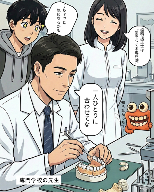 埼玉歯科技工士オリジナル4コマ漫画第1話_4