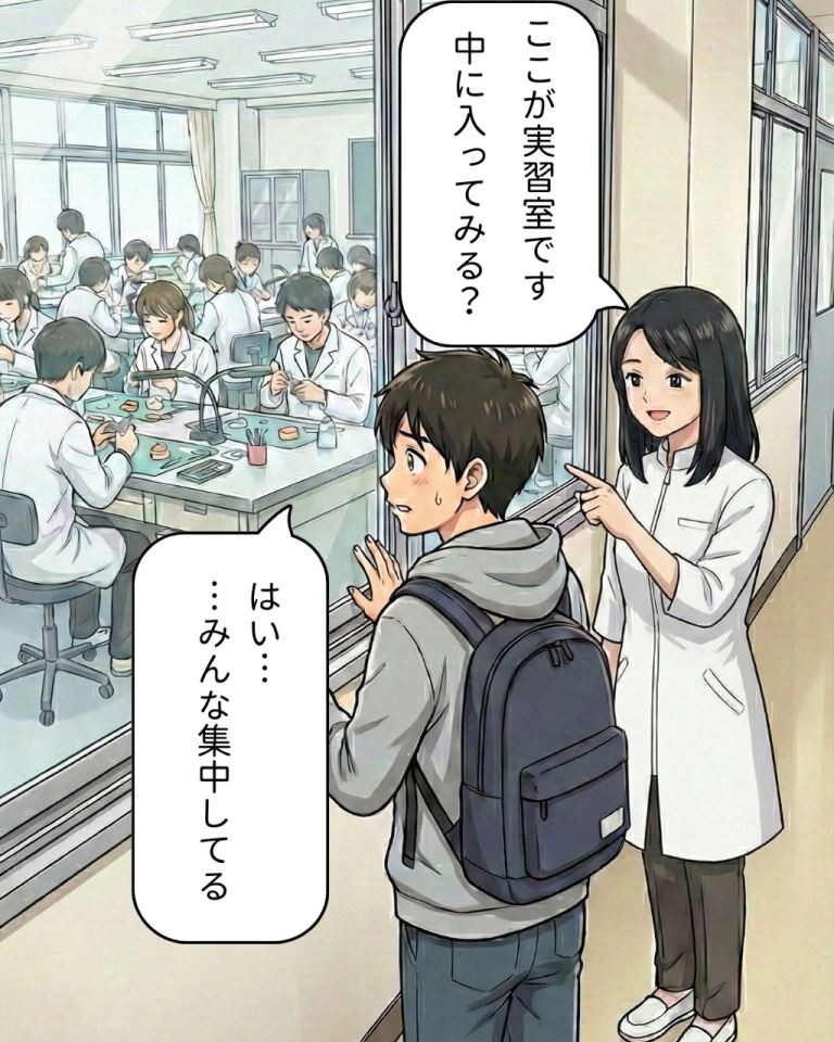 埼玉歯科技工士オリジナル4コマ漫画第4話_2