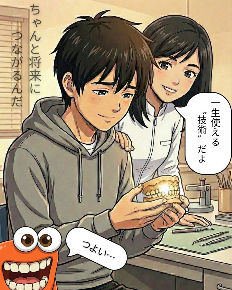 埼玉歯科技工士オリジナル4コマ漫画第3話_4